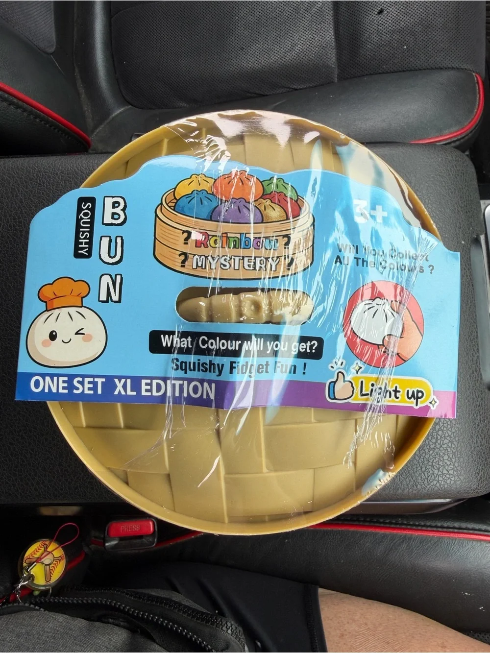 Squishy Bun Mystery XL Edition - Tan Light-Up Fidget Toy
